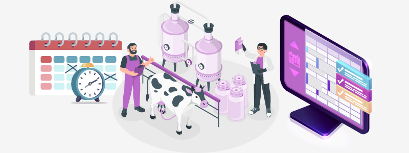 Employee Time and Attendance Software for Dairy/Milk Industry
